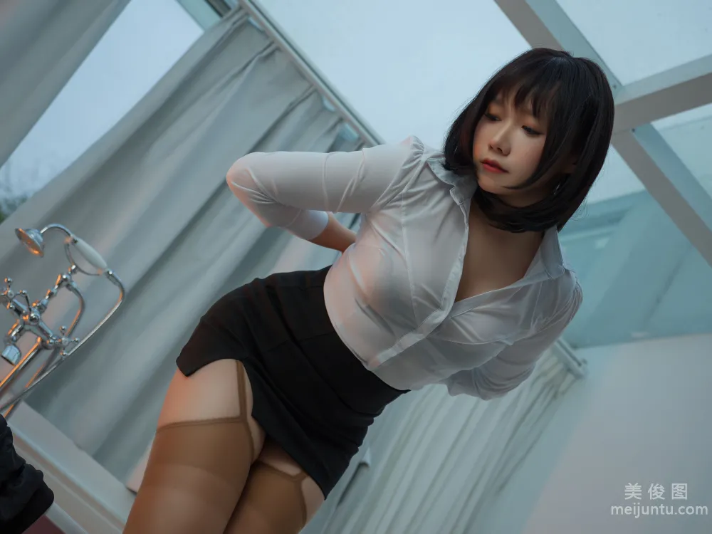 [Web Idol Coser Photos] Mahua Mahua Jiang, Secretary Set photo 15