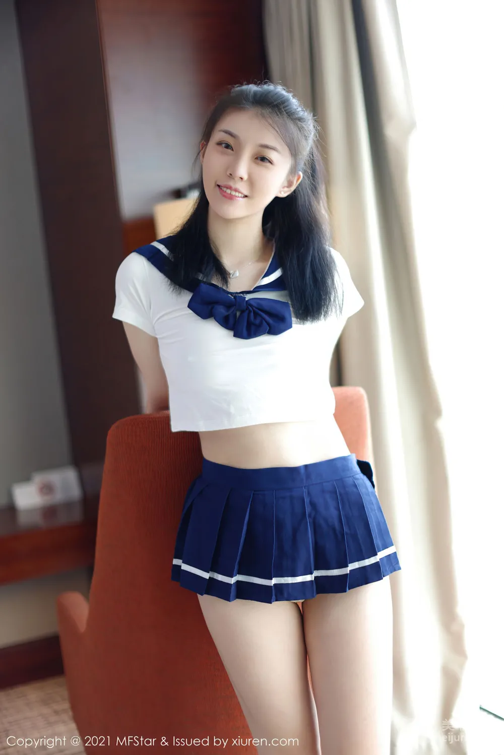 [MFStar] Vol.526 Yike Tiandan Huang a - JK Uniform Series photo 33