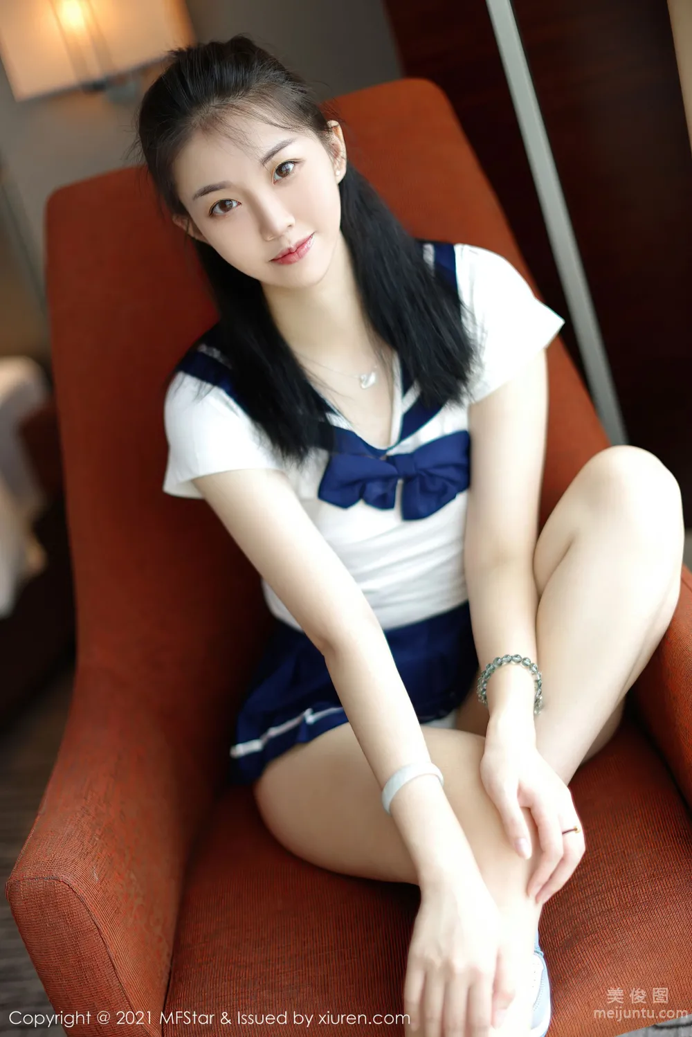 [MFStar] Vol.526 Yike Tiandan Huang a - JK Uniform Series photo 9