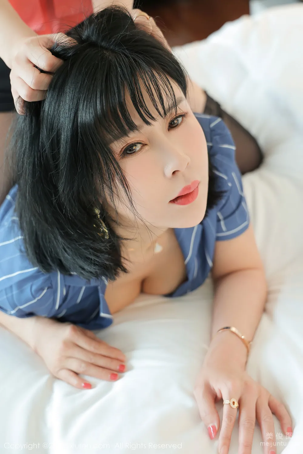 [秀人XiuRen] No.3699 乖乖小野喵&amp;Lucky沈歡欣 - 姐妹花系列 36