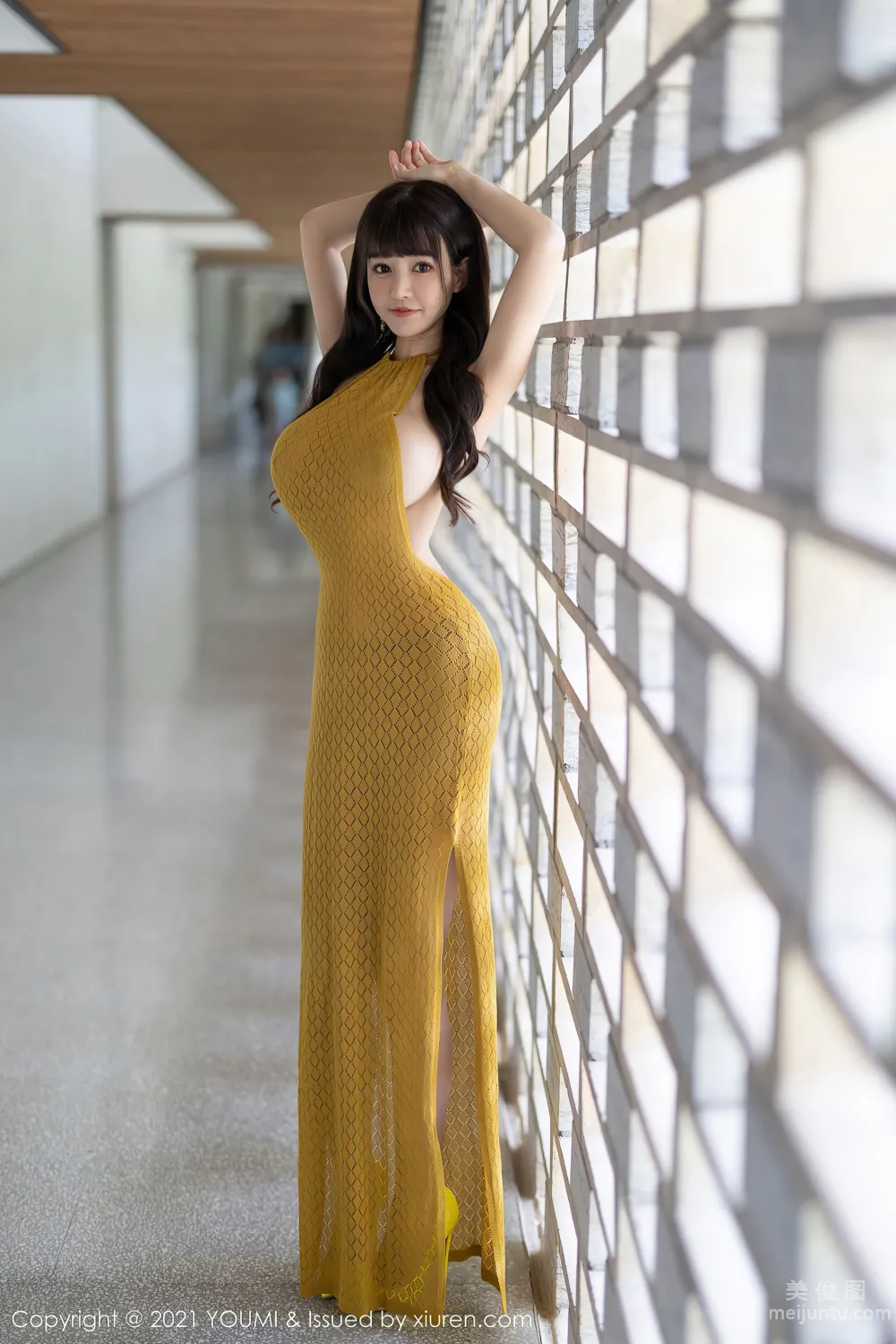 [尤蜜荟YouMi] Vol.676 朱可兒Flower - 黃色耀眼的長裙 3