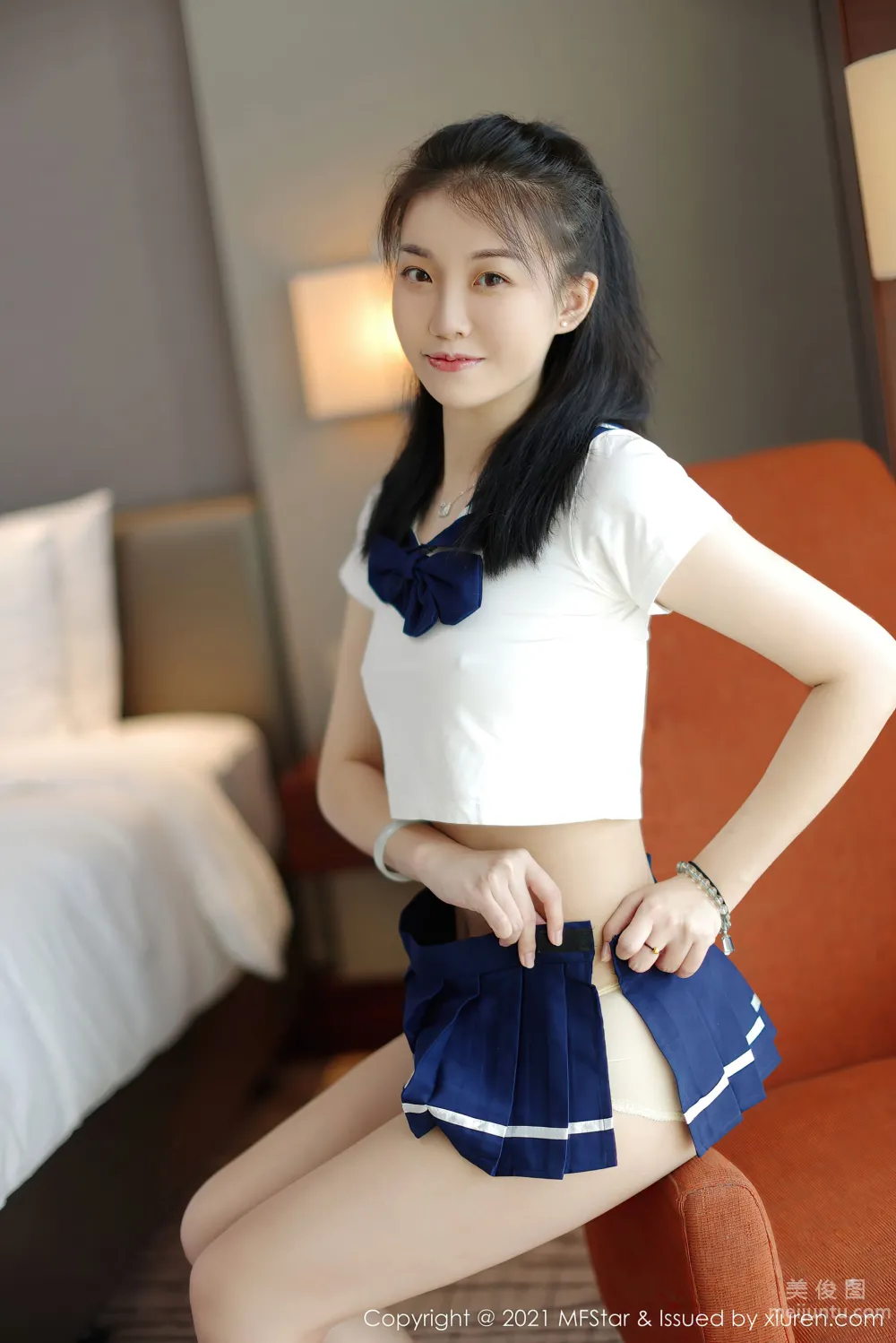 [MFStar] Vol.526 Yike Tiandan Huang a - JK Uniform Series photo 38