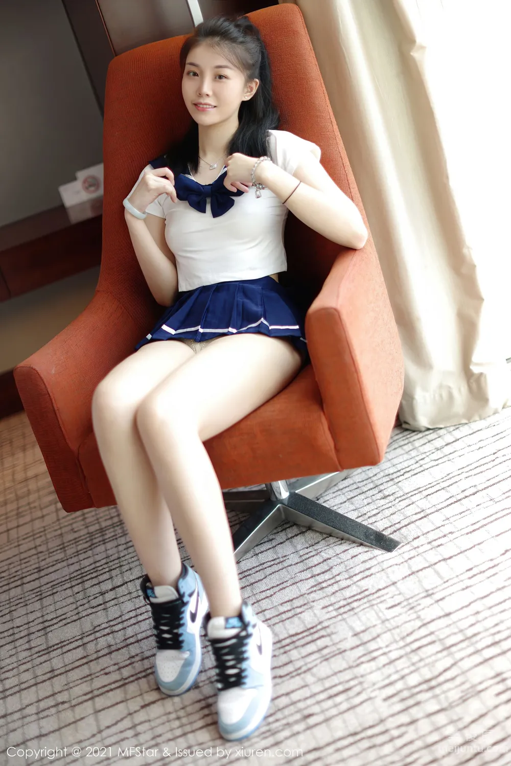 [MFStar] Vol.526 Yike Tiandan Huang a - JK Uniform Series photo 13