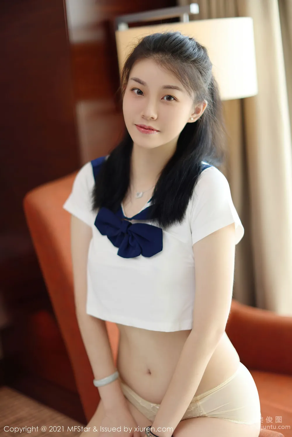 [MFStar] Vol.526 Yike Tiandan Huang a - JK Uniform Series photo 40