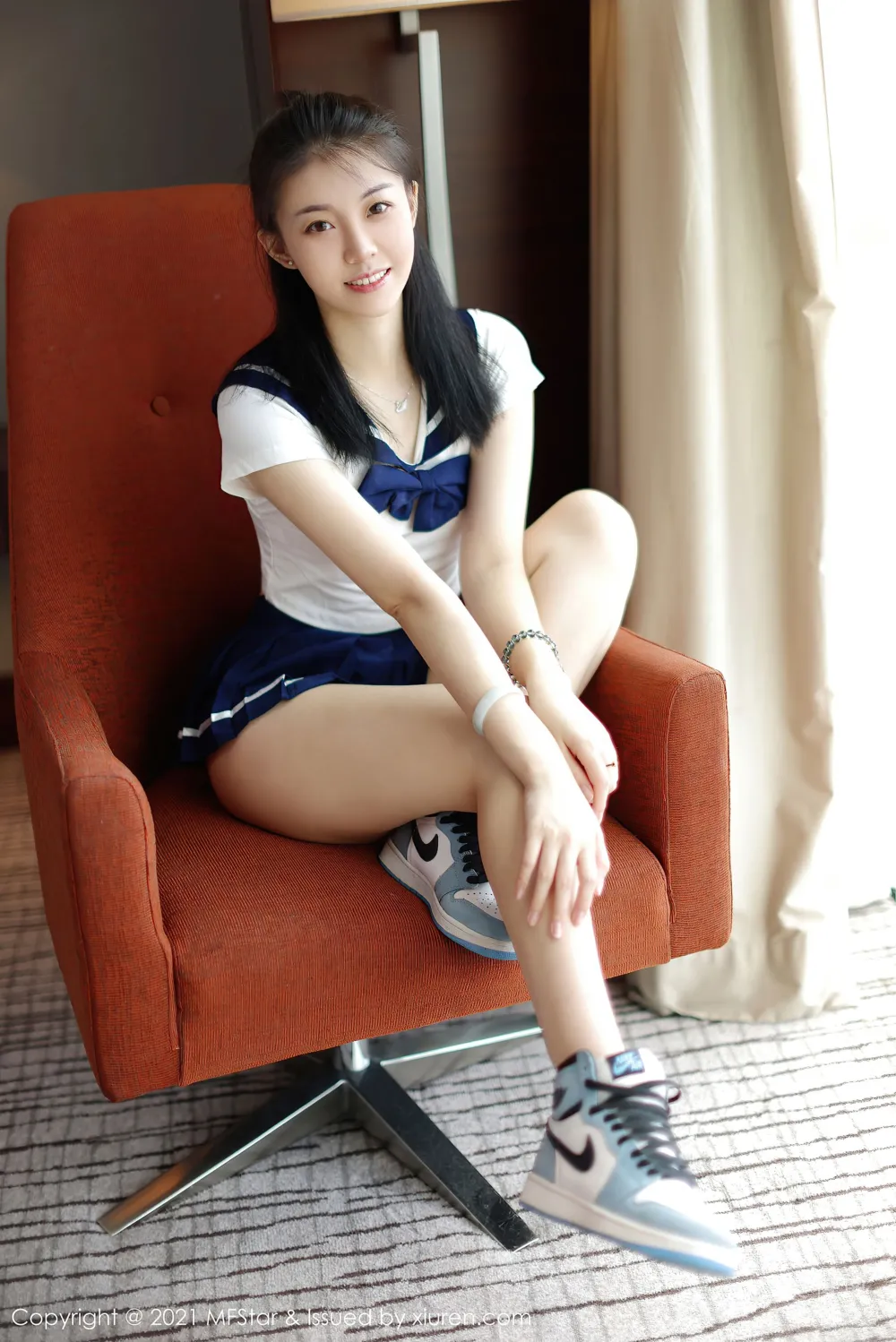 [MFStar] Vol.526 Yike Tiandan Huang a - JK Uniform Series photo 8
