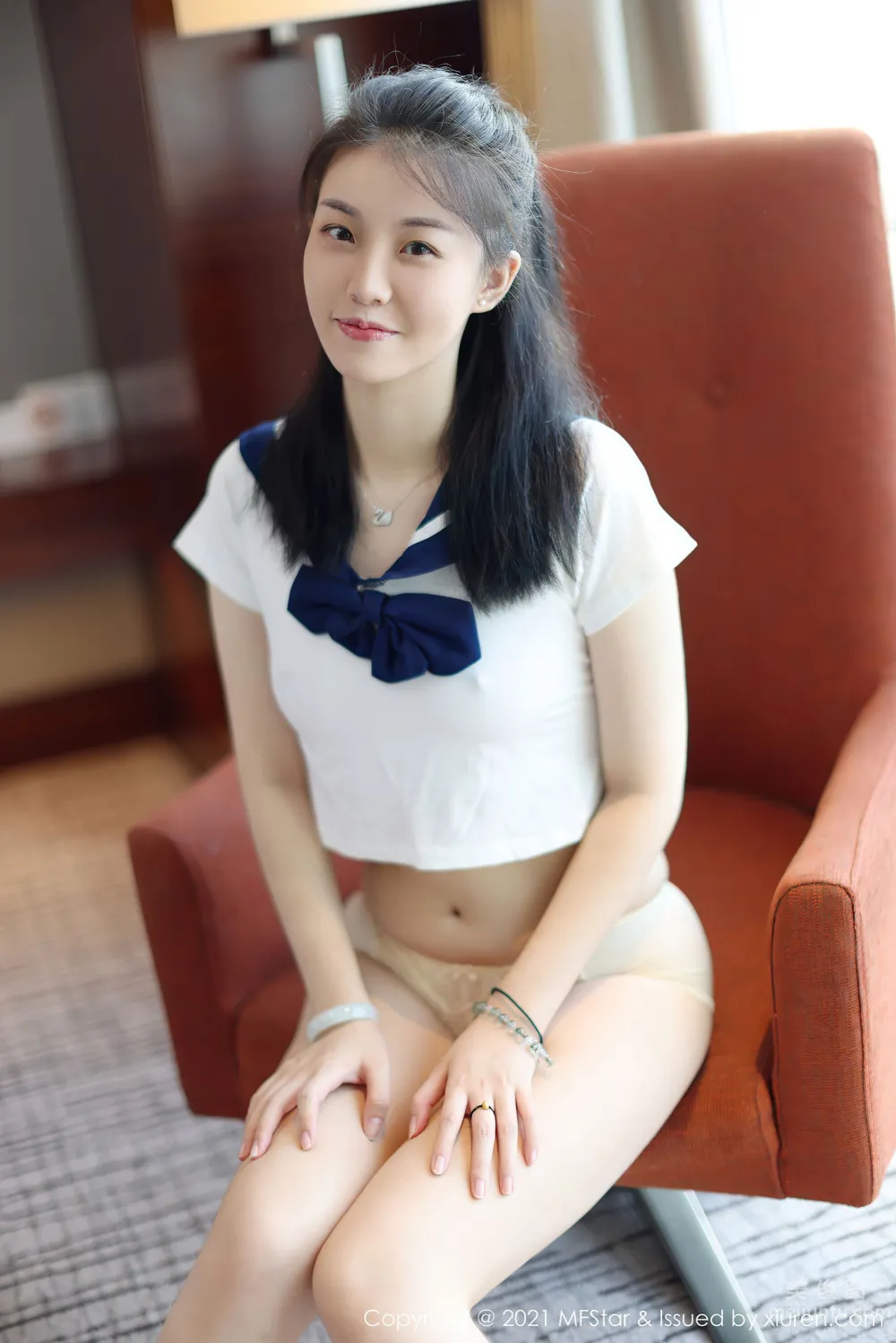 [MFStar] Vol.526 Yike Tiandan Huang a - JK Uniform Series photo 48