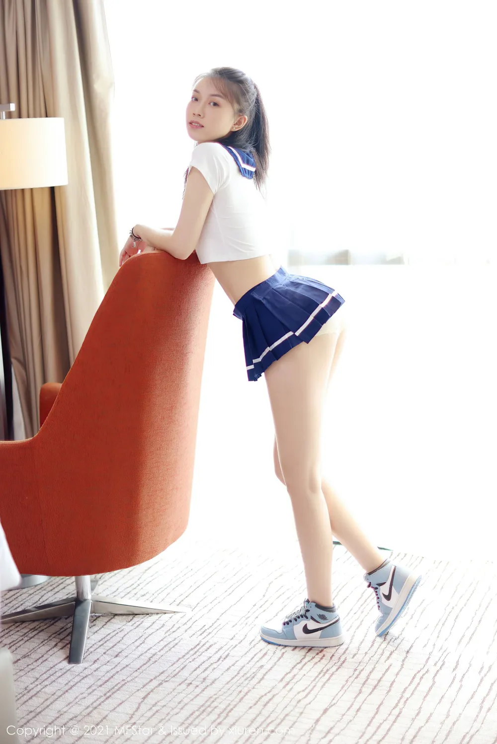 [MFStar] Vol.526 Yike Tiandan Huang a - JK Uniform Series photo 28