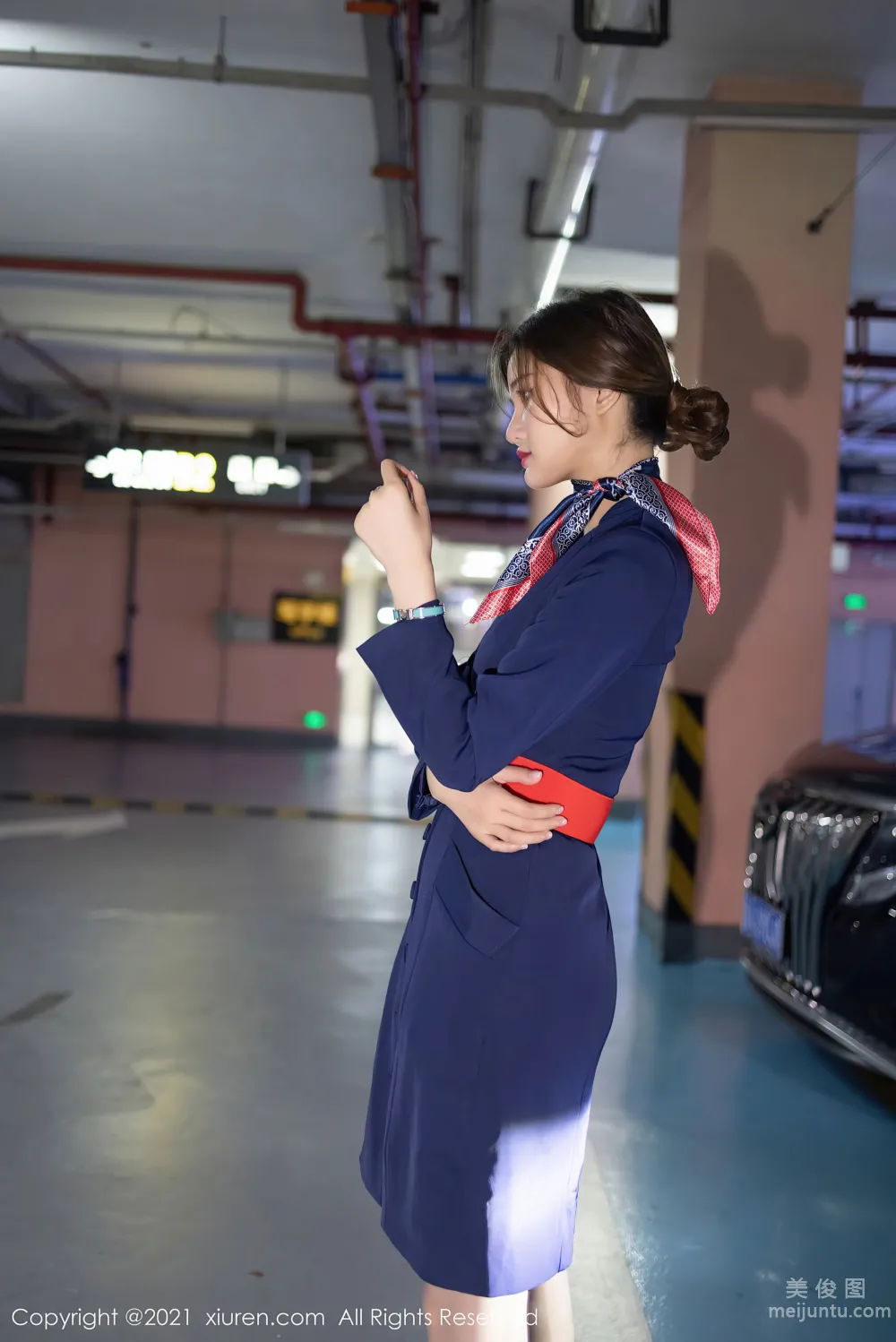 [秀人XiuRen] No.3717 文芮jeninfer - 職業空姐制服系列 1