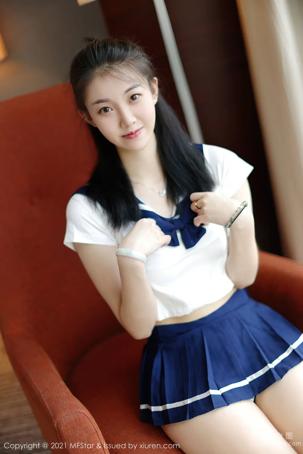 [MFStar] Vol.526 Yike Tiandan Huang a - JK Uniform Series photo 3