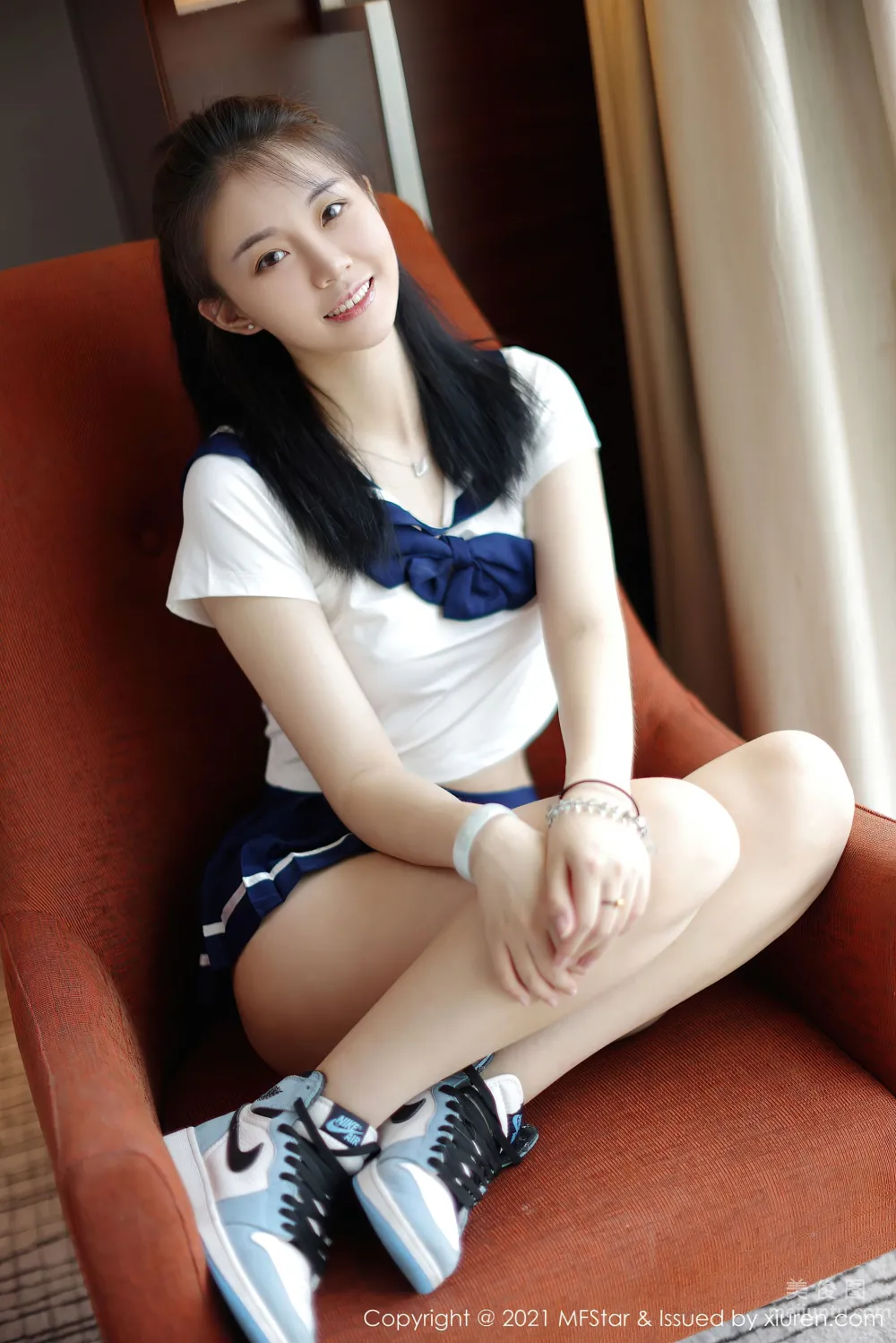 [MFStar] Vol.526 Yike Tiandan Huang a - JK Uniform Series photo 4