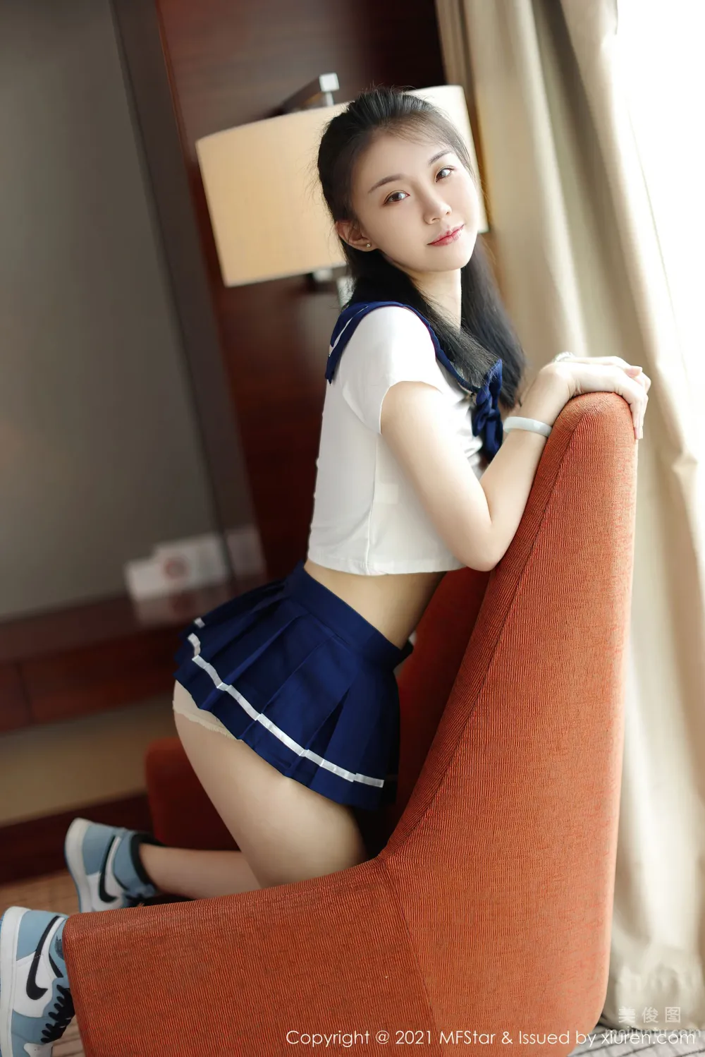[MFStar] Vol.526 Yike Tiandan Huang a - JK Uniform Series photo 25