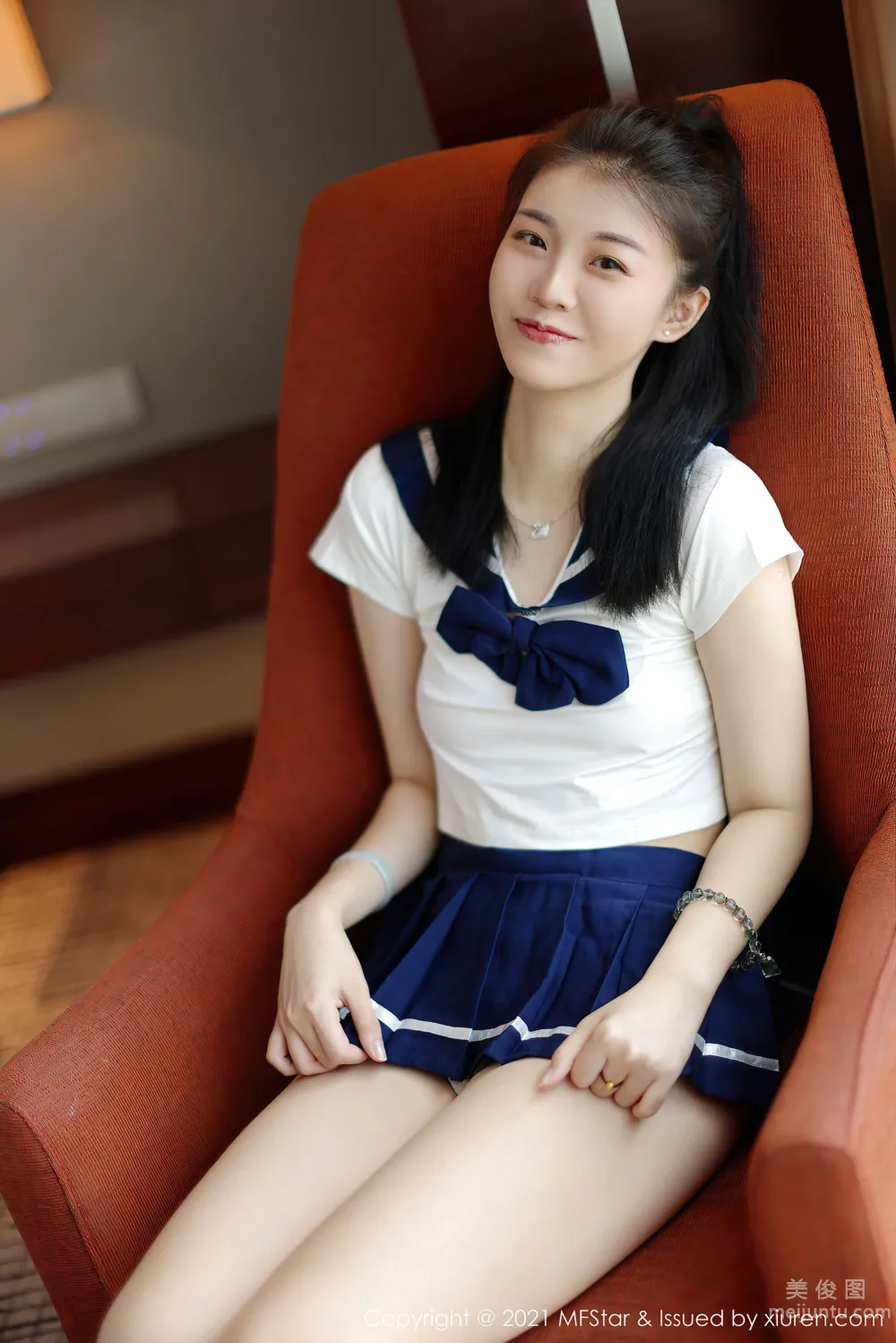 [MFStar] Vol.526 Yike Tiandan Huang a - JK Uniform Series photo 10