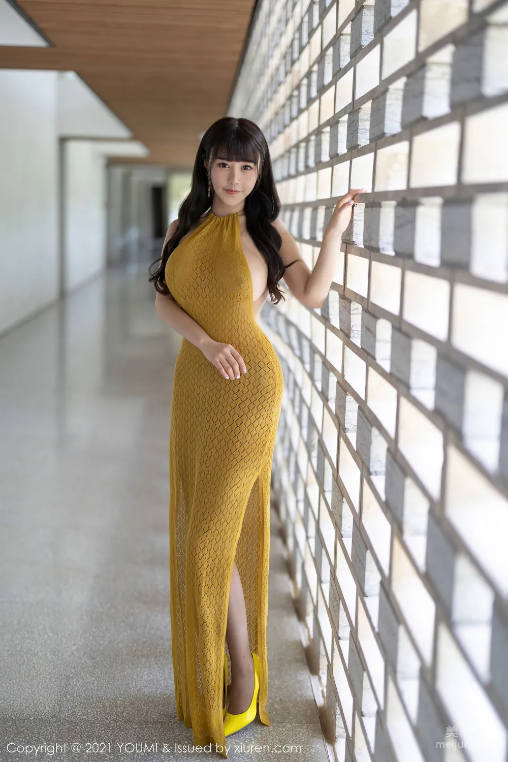 [尤蜜荟YouMi] Vol.676 朱可兒Flower - 黃色耀眼的長裙 2