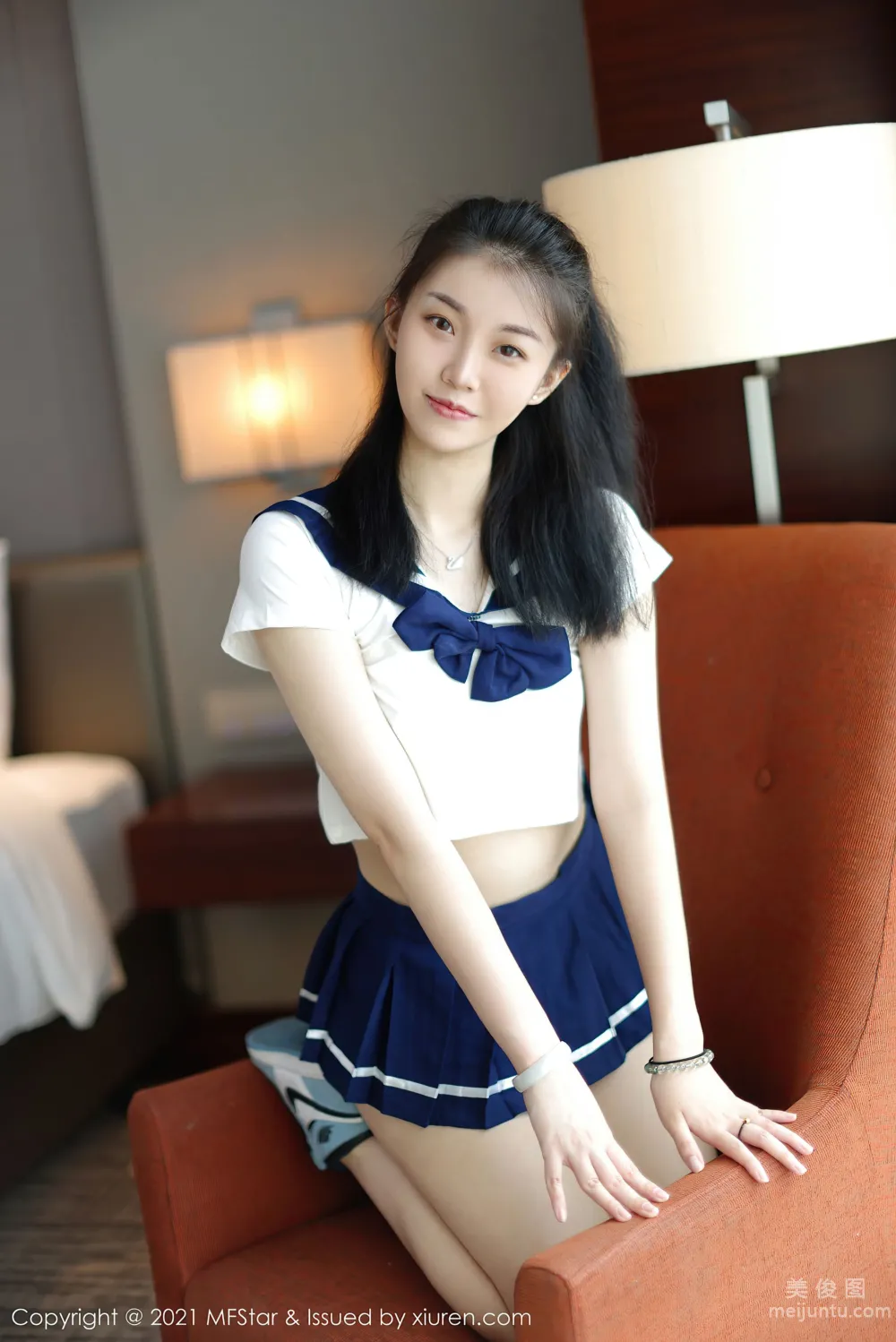[MFStar] Vol.526 Yike Tiandan Huang a - JK Uniform Series photo 17