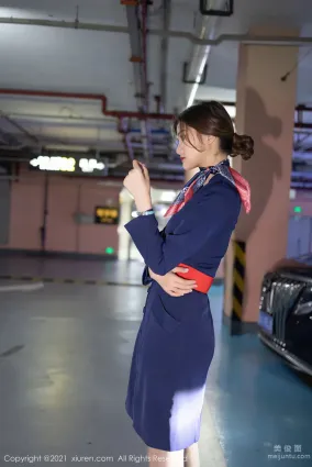 [秀人XiuRen] No.3717 文芮jeninfer - 職業空姐制服系列