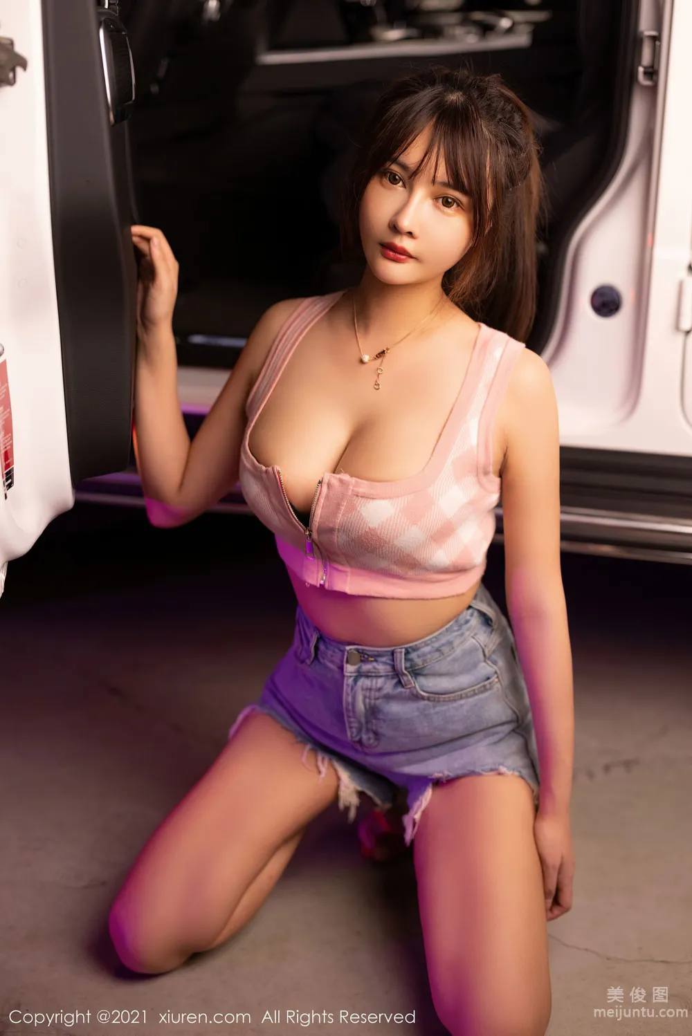 [秀人XiuRen] No.3725 萌奈子 - 香車與美仁的視覺 40