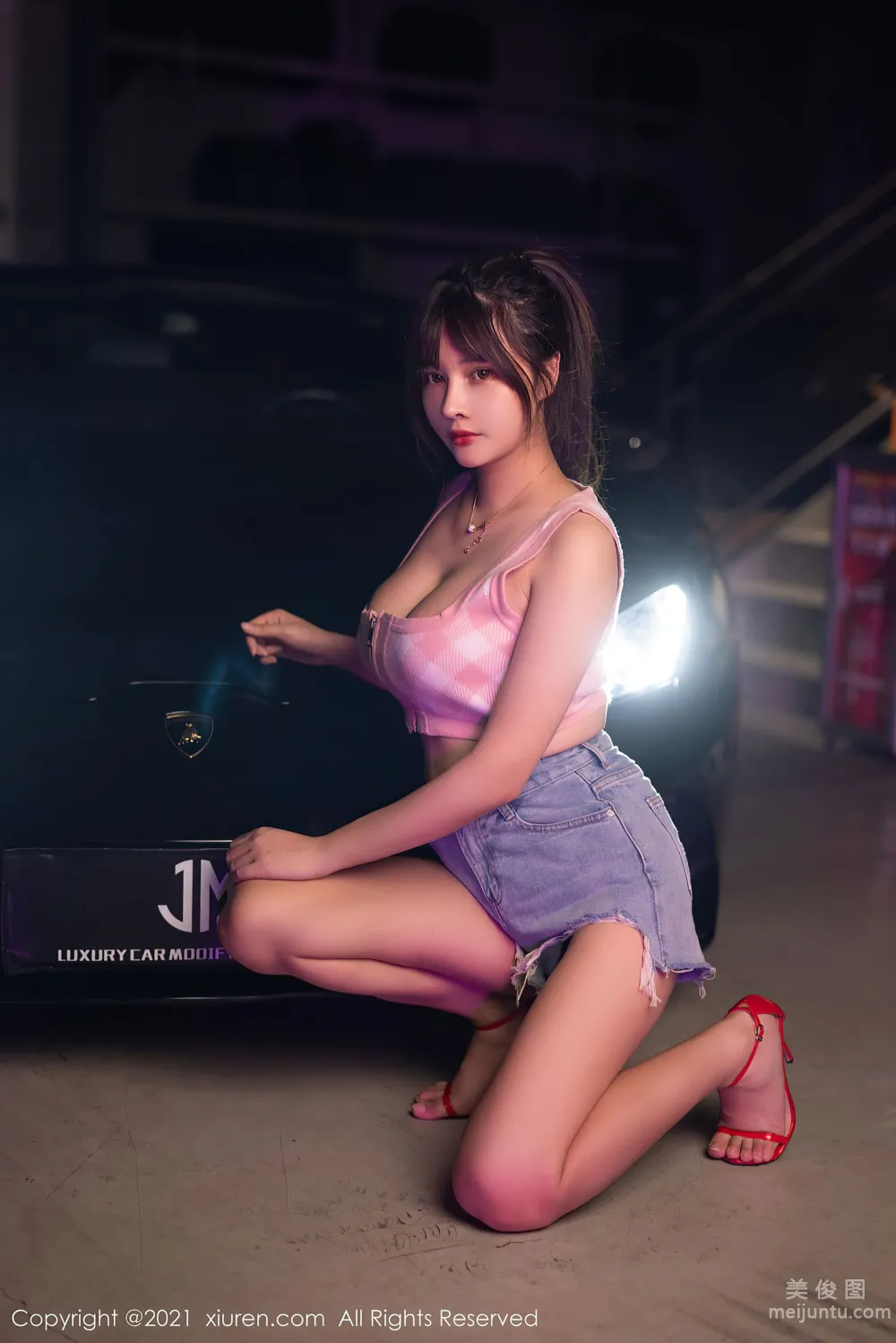 [秀人XiuRen] No.3725 萌奈子 - 香車與美仁的視覺 14