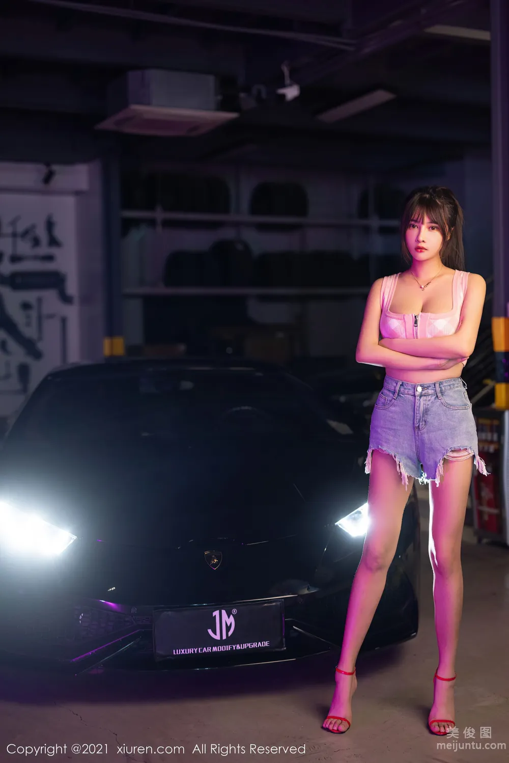 [秀人XiuRen] No.3725 萌奈子 - 香車與美仁的視覺 2