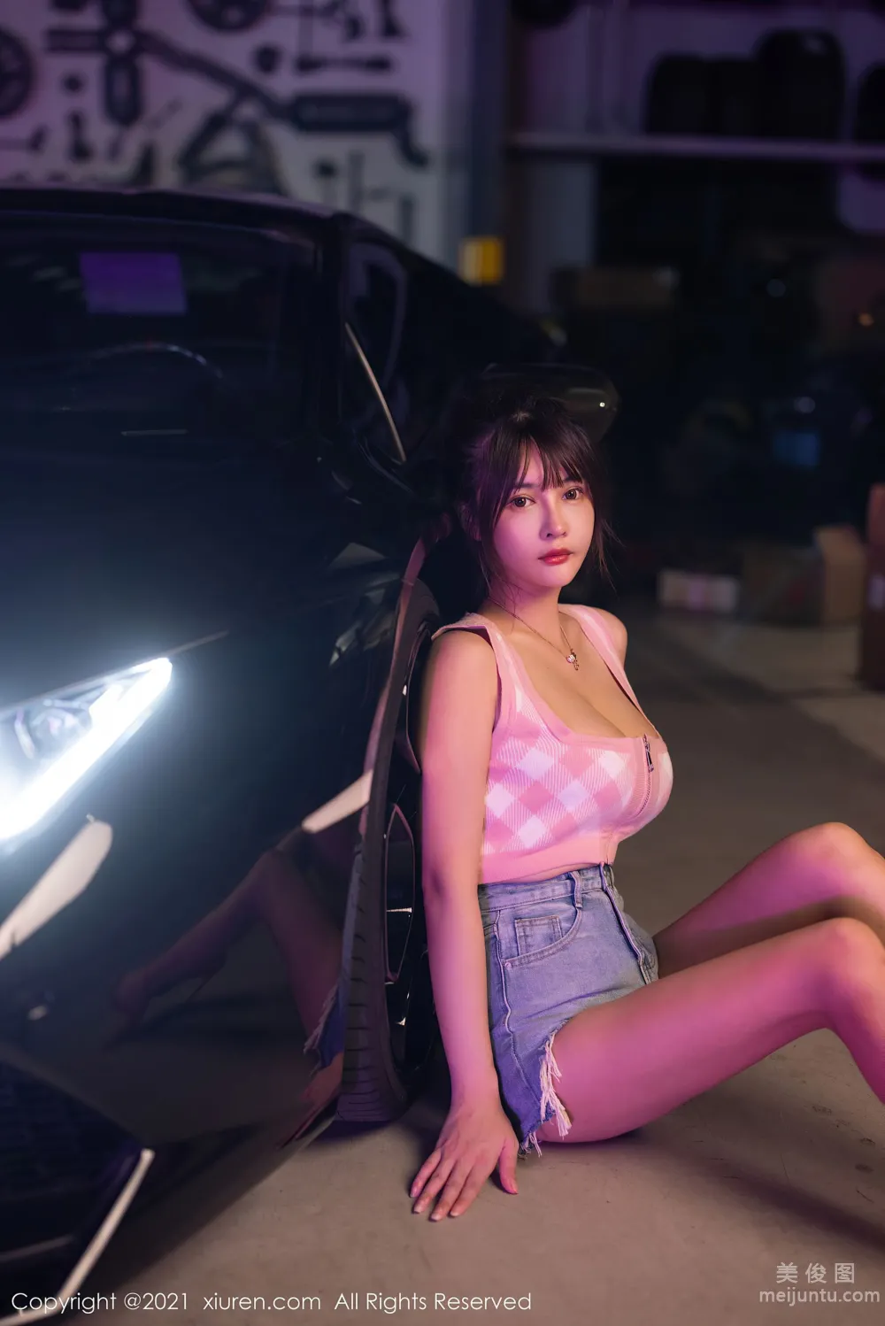 [秀人XiuRen] No.3725 萌奈子 - 香車與美仁的視覺 8
