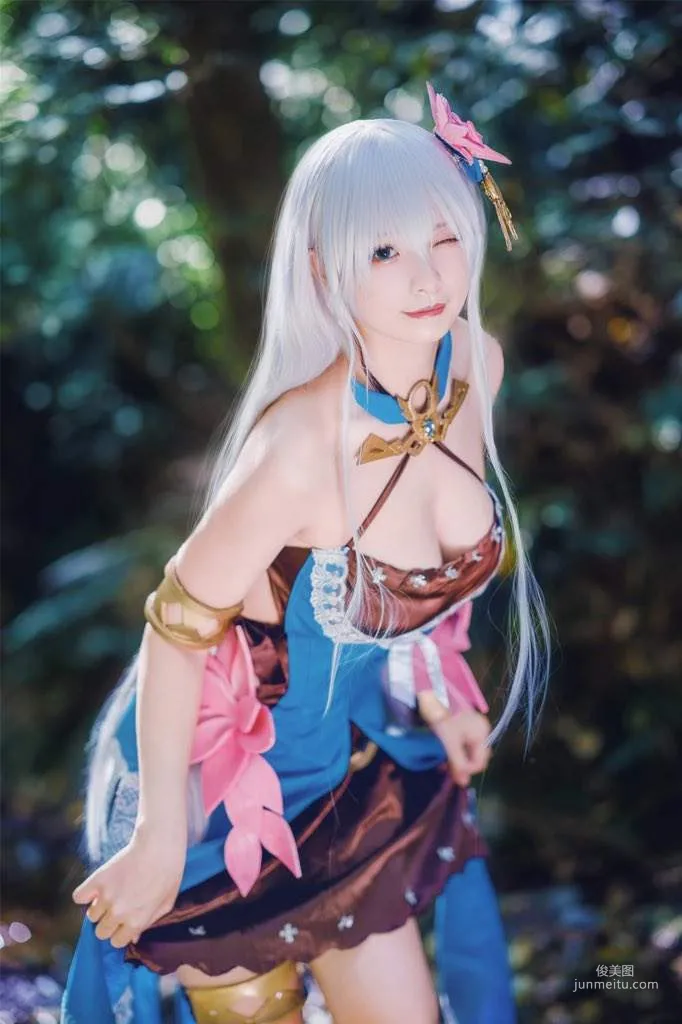 賢兒Sherry《愛琳：末神世界》可愛又性感的白之神愛夏cosplay??? - 圖片7