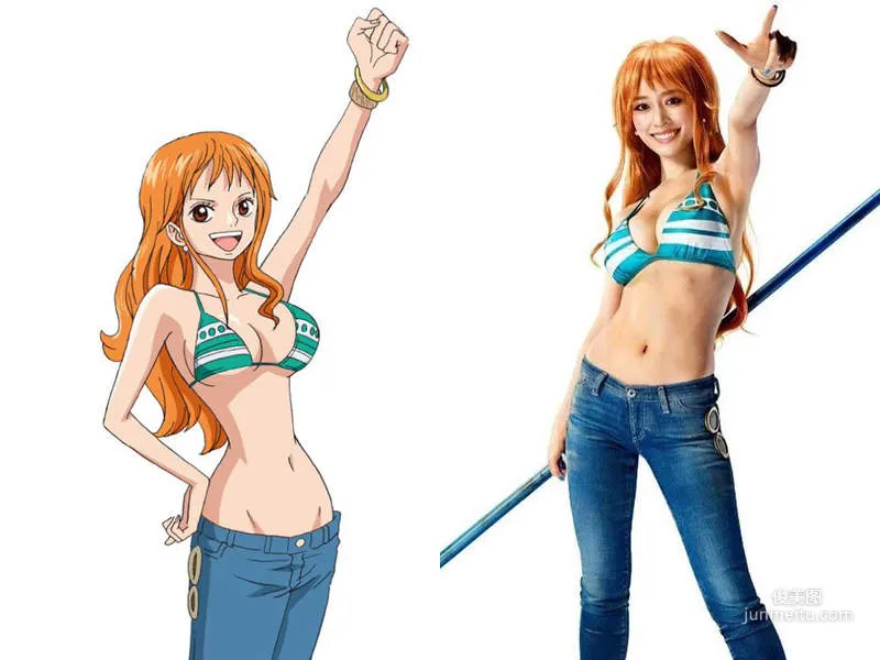 【圖多】真人版娜美《泉裡香》美戰水星變身娜美還原度太高網友紛紛大贊太優秀 - 圖片1