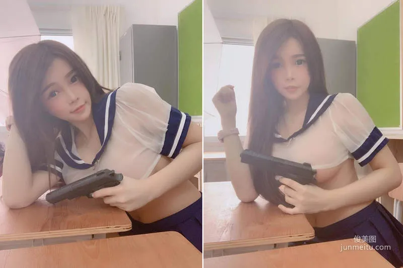 桃之助必須死《泰國娜美》小朋友就這樣把手手放在超豐滿正妹的歐派上 - 圖片8