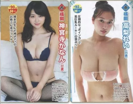 「相撲級寫真偶像」次世代新人春季排行榜