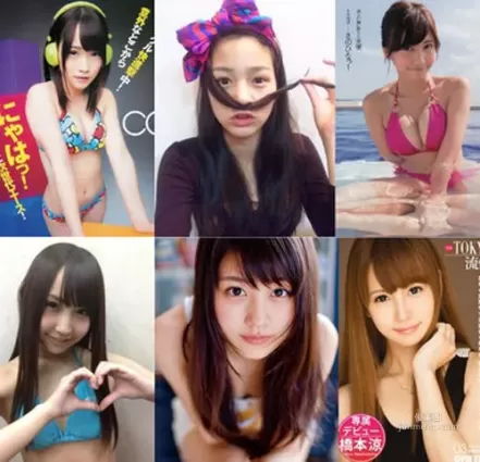 偶像與艾薇女優的顔排行，最終的10位美人是？