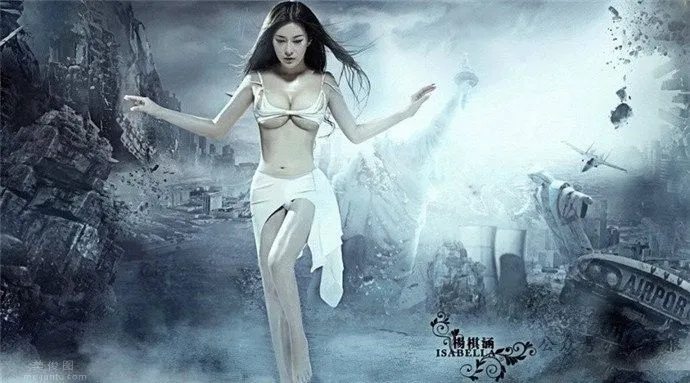 又白又大，熱辣的戰争女神楊棋涵，圖片，第九張