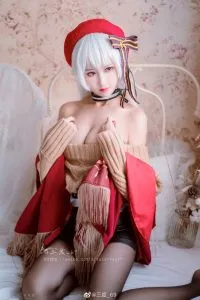 三度_69，小紅帽，白毛可愛少女，圖片，第四張