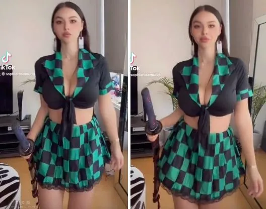 Sophie Mudd這個歐美網紅COS的鬼滅之刃你看過嗎