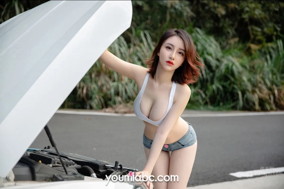 YouMi尤蜜 2020.10.20 沈善熙 修車中の巨乳娘 18