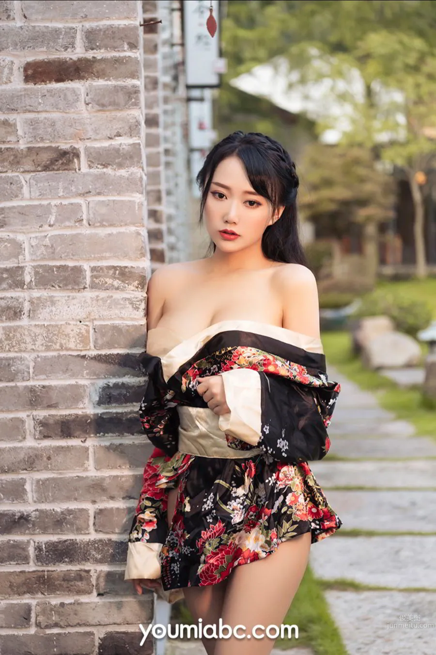 YouMei 2020.07.10 He Jiaying Gentle Breeze Girl photo 9