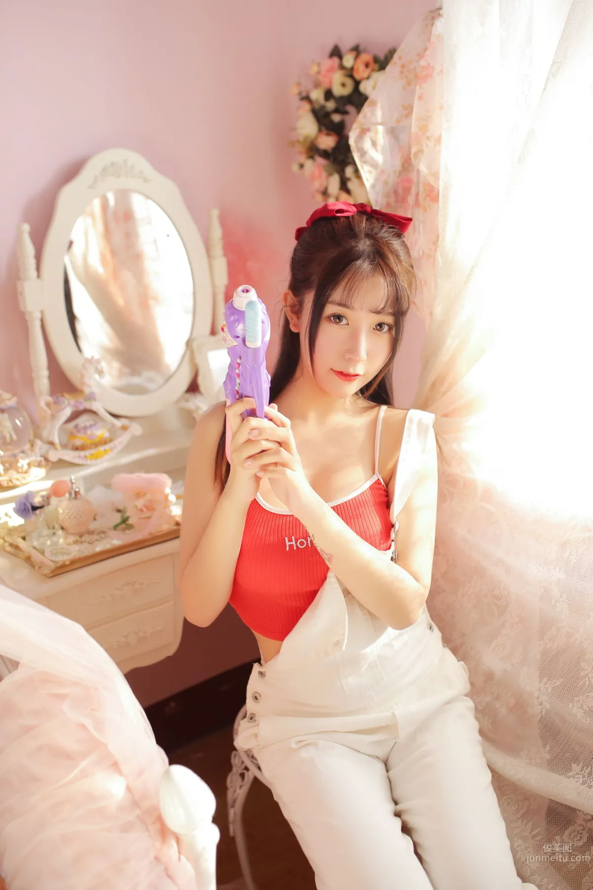 Mao Jiujiang - Tiny Bikini Glasses Girl and Red Suspenders photo 36