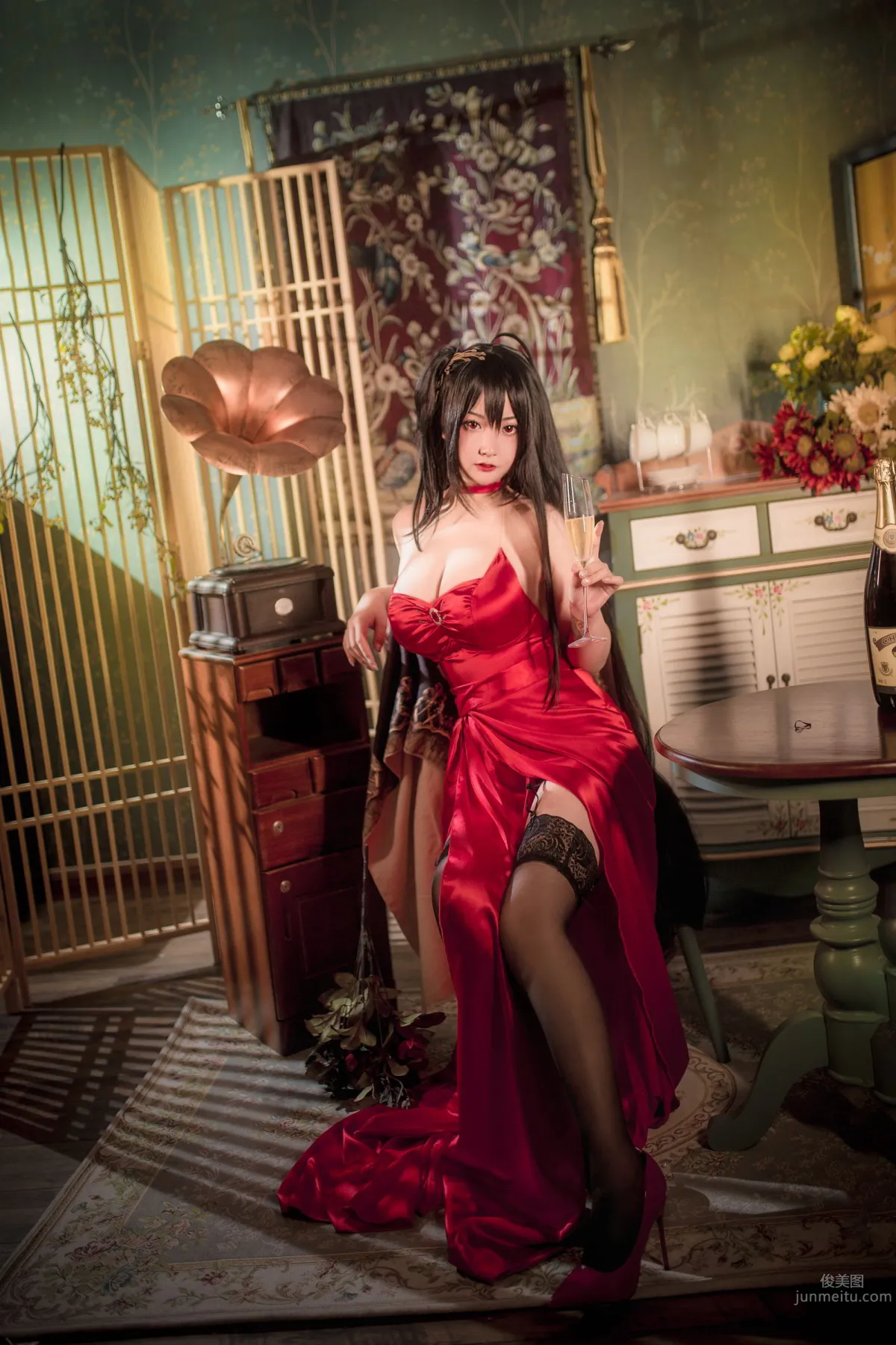 Mao Jiujiang, Azur Lane Taihou and White Bow Southern Hemisphere photo 28
