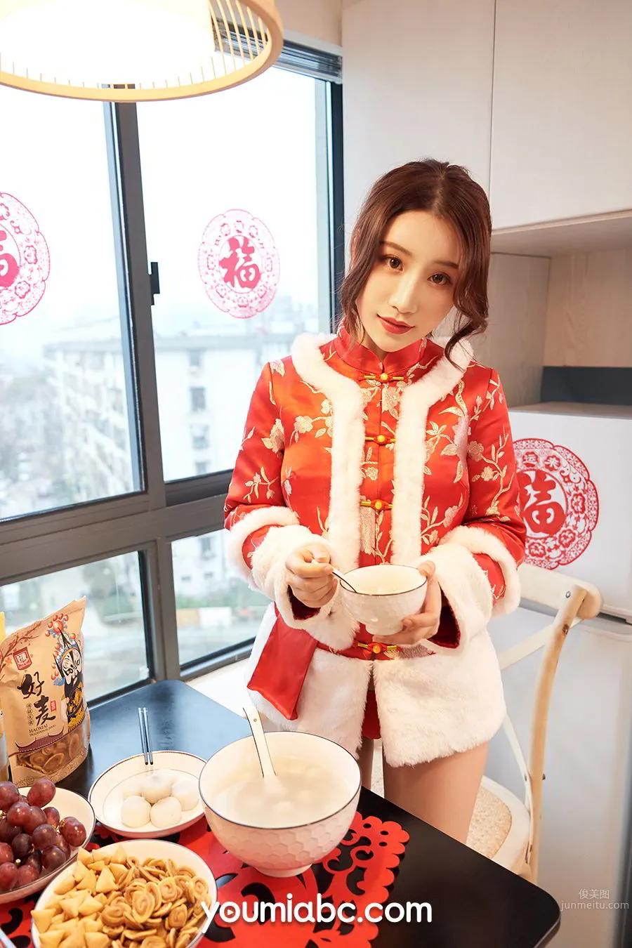 尤蜜Youmi 2020.02.08 樱樱闹元宵 绯月樱.Cherry_8