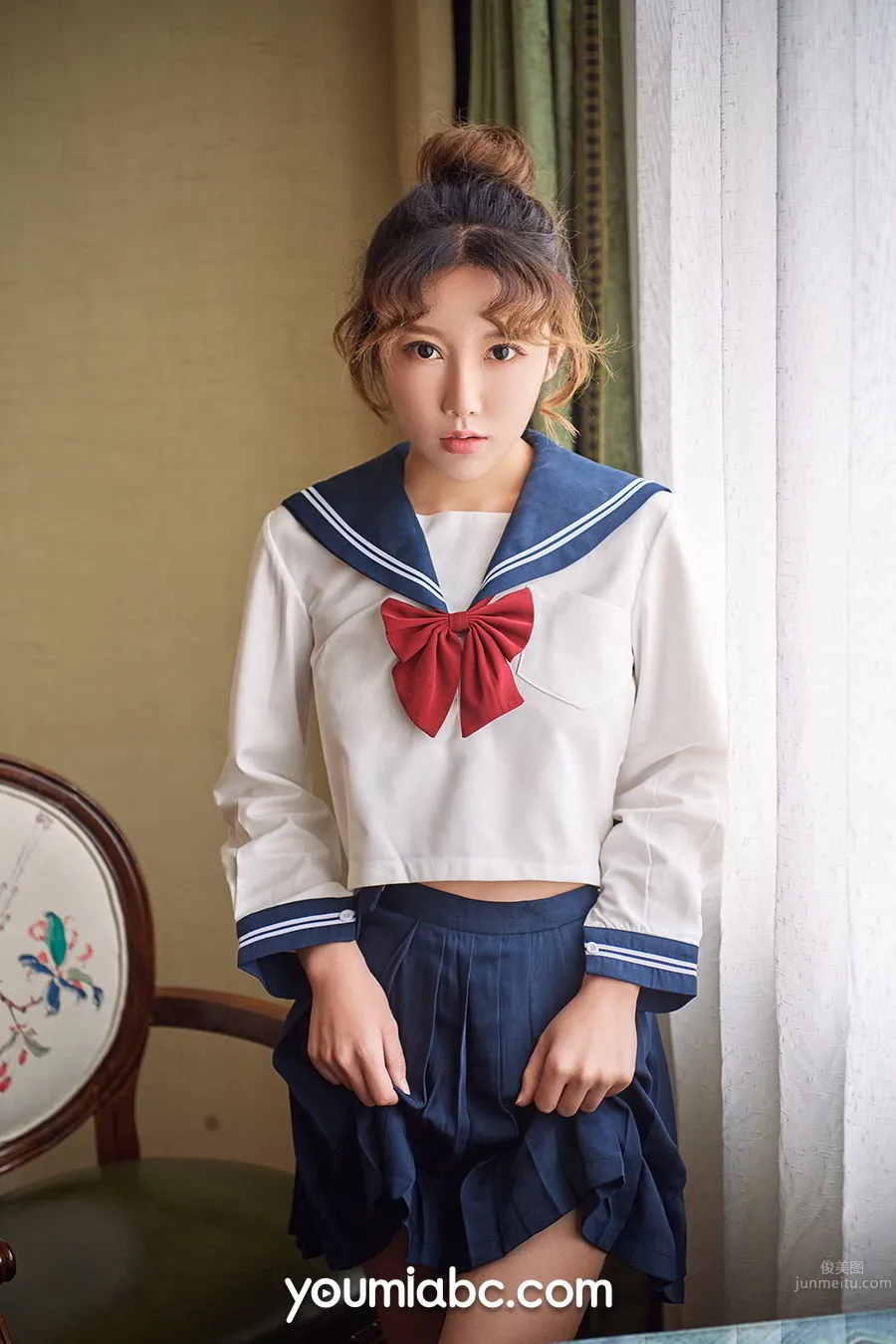 YouMei 2020.02.13 Stunning Schoolgirl Yao Yao photo 3