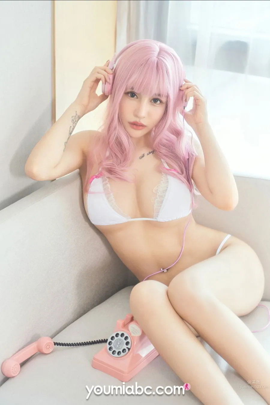 YouMei 2019.12.17 Ke Ke Pink Sweetheart photo 4