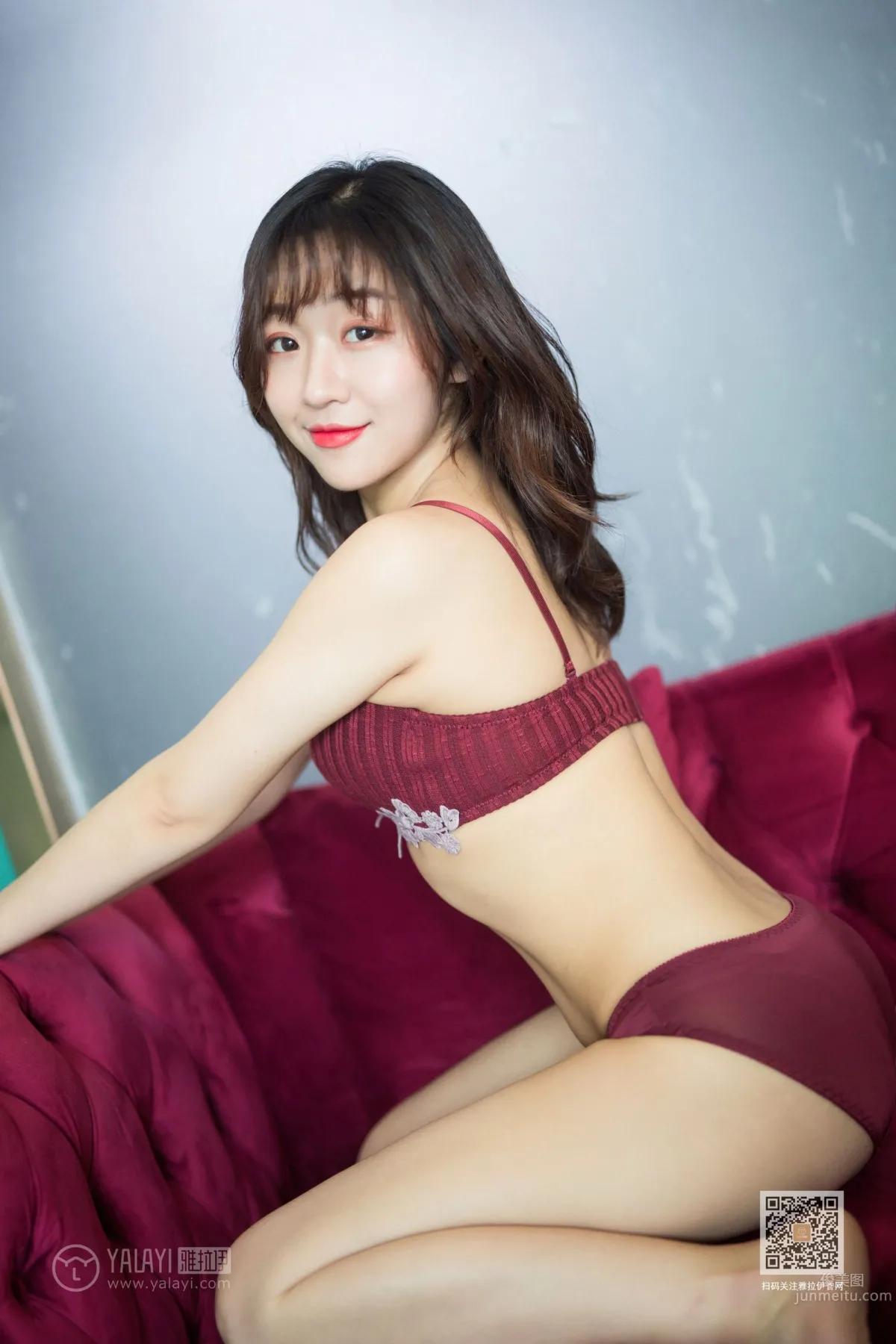 [YALAYI] 2020.01.08 Vol.514 Purple-Red Velvet Xiao Ying photo 17