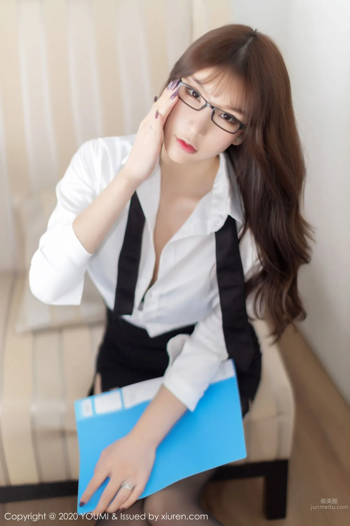 [YOUMI] 2020.01.17 VOL.408 Zhou Yuxi Sandy photo 8