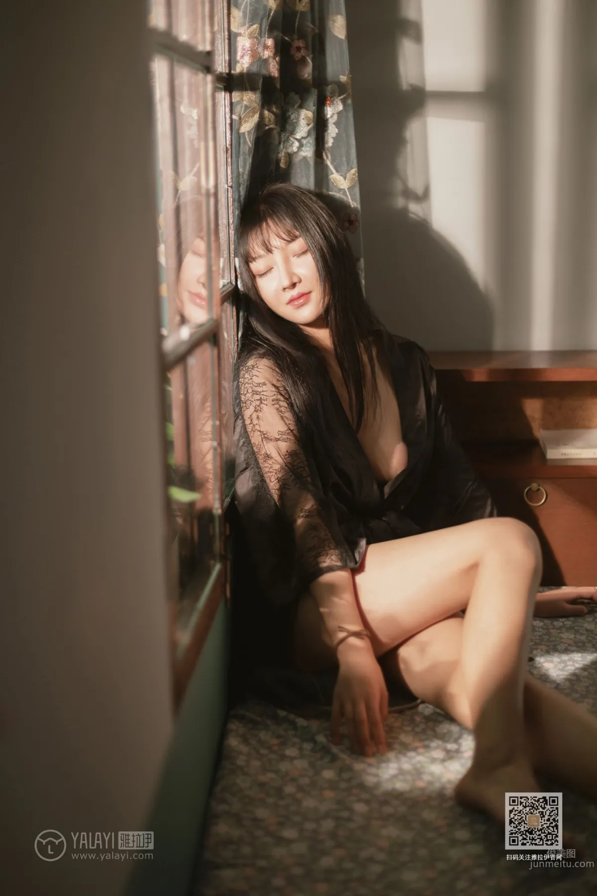 [YALAYI] 2019.12.18 No.494 Curtain-Rolled Beauty with Graceful Charm, Han Xi photo 7