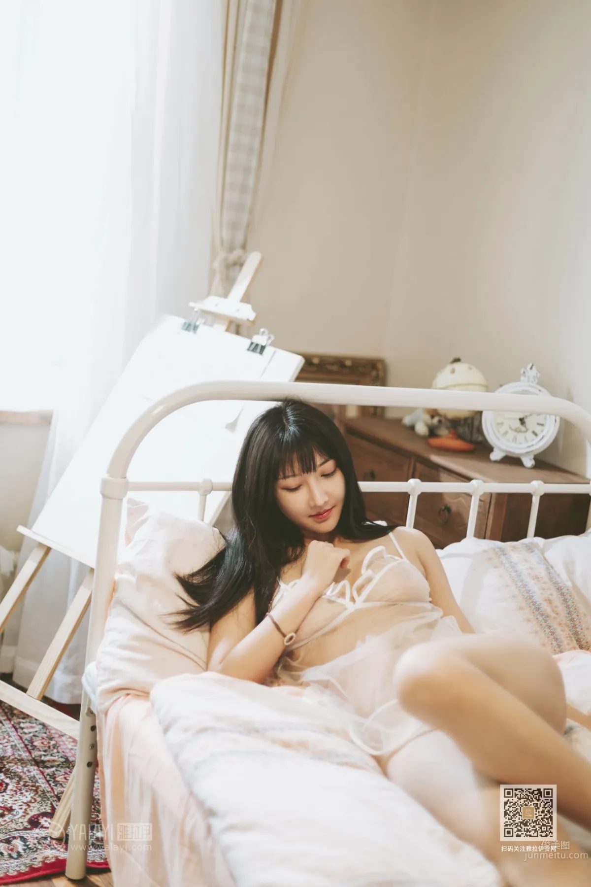 [YALAYI] 2019.12.13 No.489 Skin Shirt Through Bone Han Xi photo 8