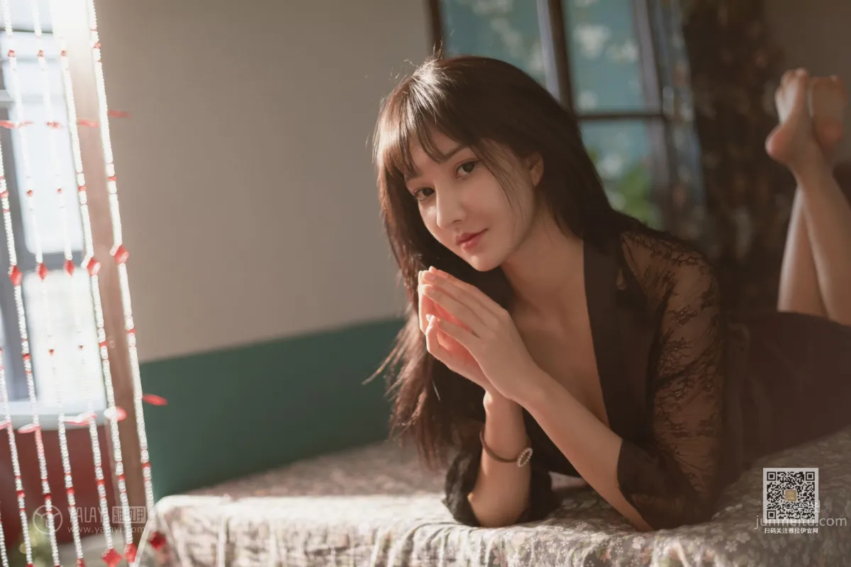 [YALAYI] 2019.12.18 No.494 Curtain-Rolled Beauty with Graceful Charm, Han Xi photo 15