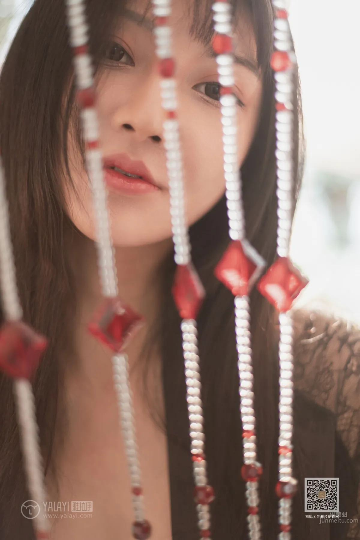 [YALAYI] 2019.12.18 No.494 Curtain-Rolled Beauty with Graceful Charm, Han Xi photo 25