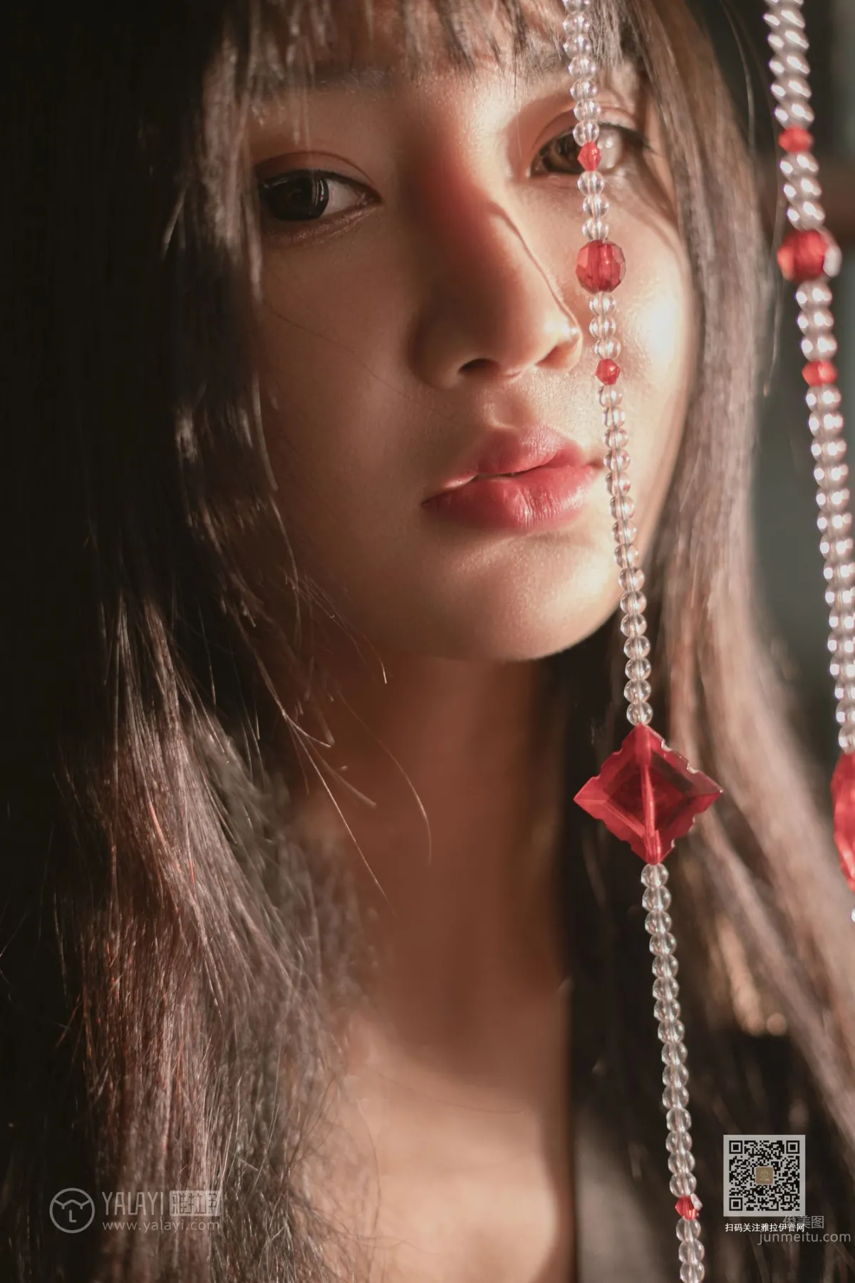 [YALAYI] 2019.12.18 No.494 Curtain-Rolled Beauty with Graceful Charm, Han Xi photo 27
