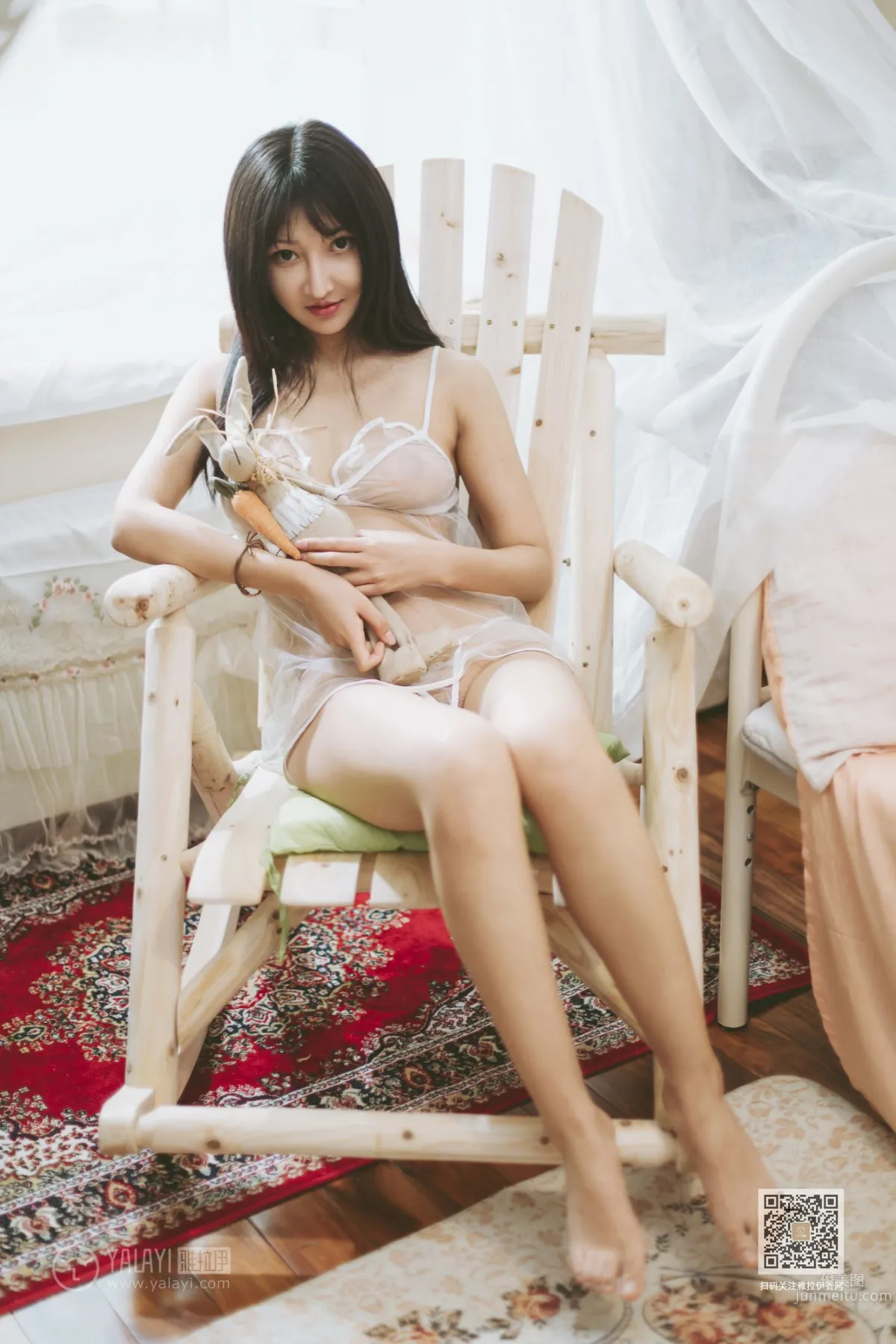 [YALAYI] 2019.12.13 No.489 Skin Shirt Through Bone Han Xi photo 37
