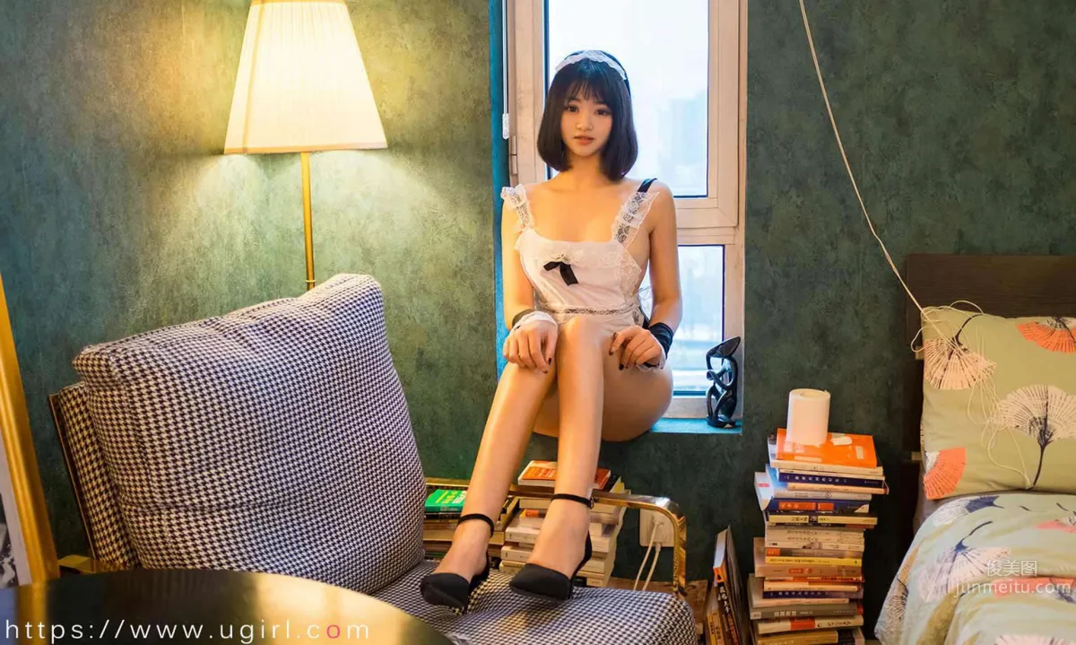 橘子的女仆裝 清新的小女孩 18