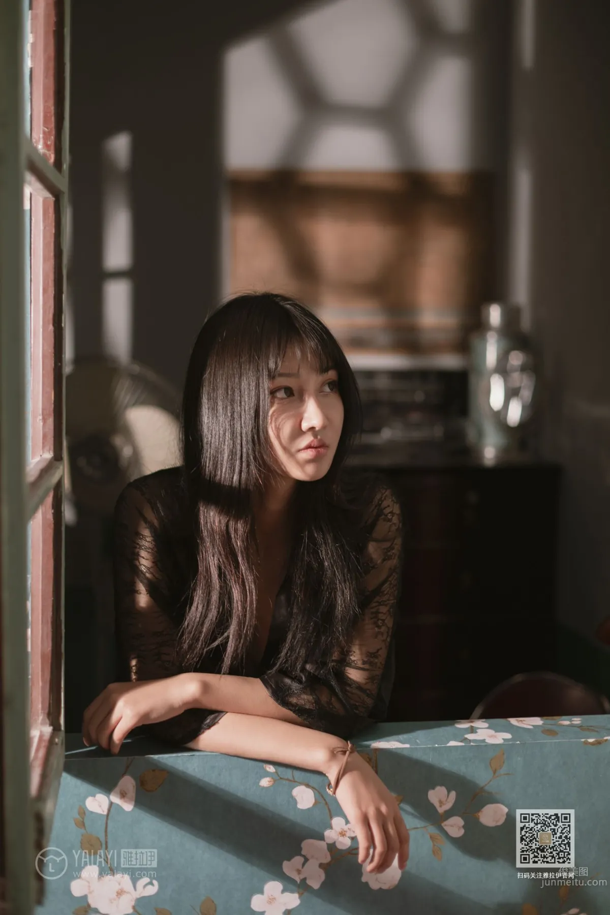 [YALAYI] 2019.12.18 No.494 Curtain-Rolled Beauty with Graceful Charm, Han Xi photo 39