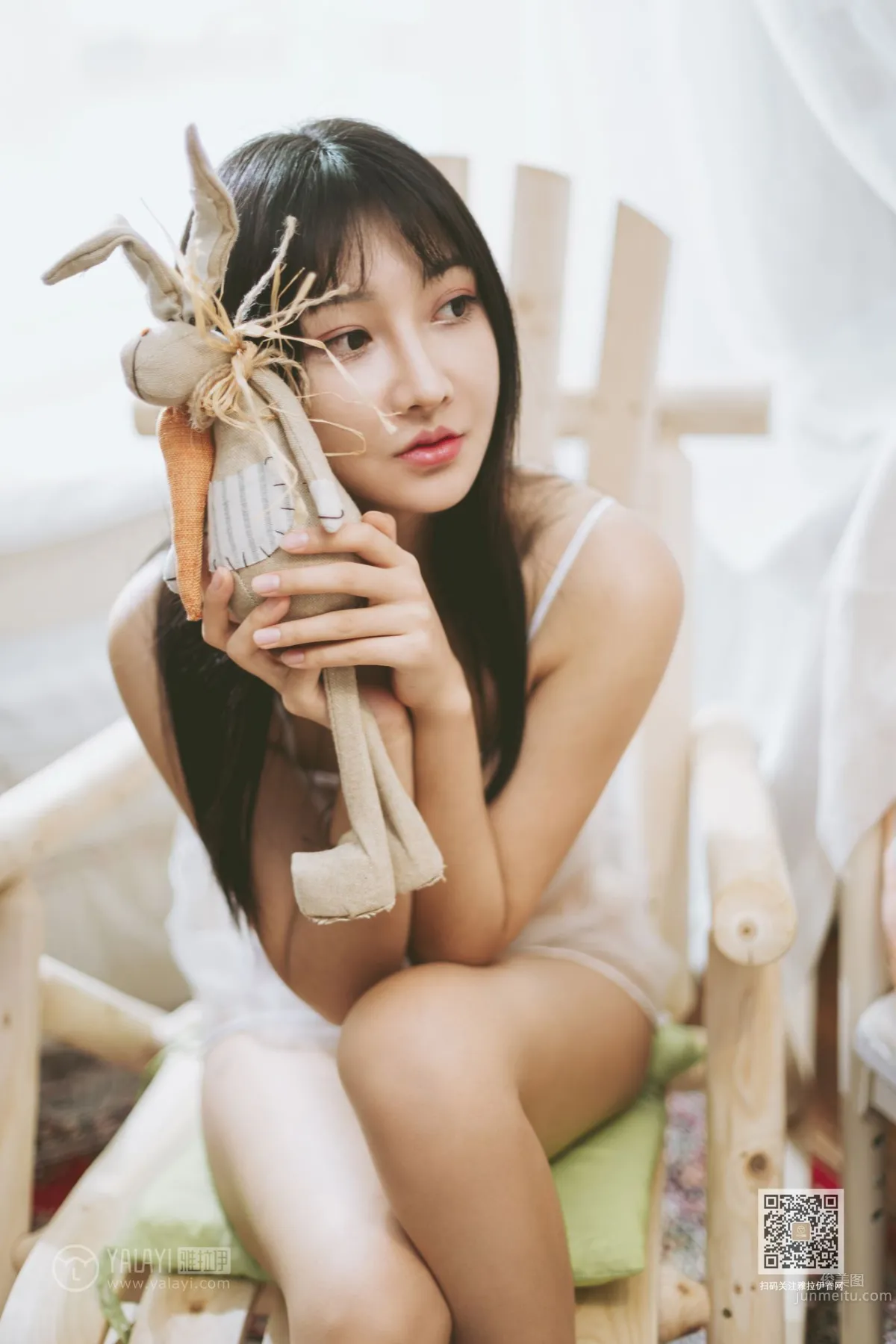 [YALAYI] 2019.12.13 No.489 Skin Shirt Through Bone Han Xi photo 42