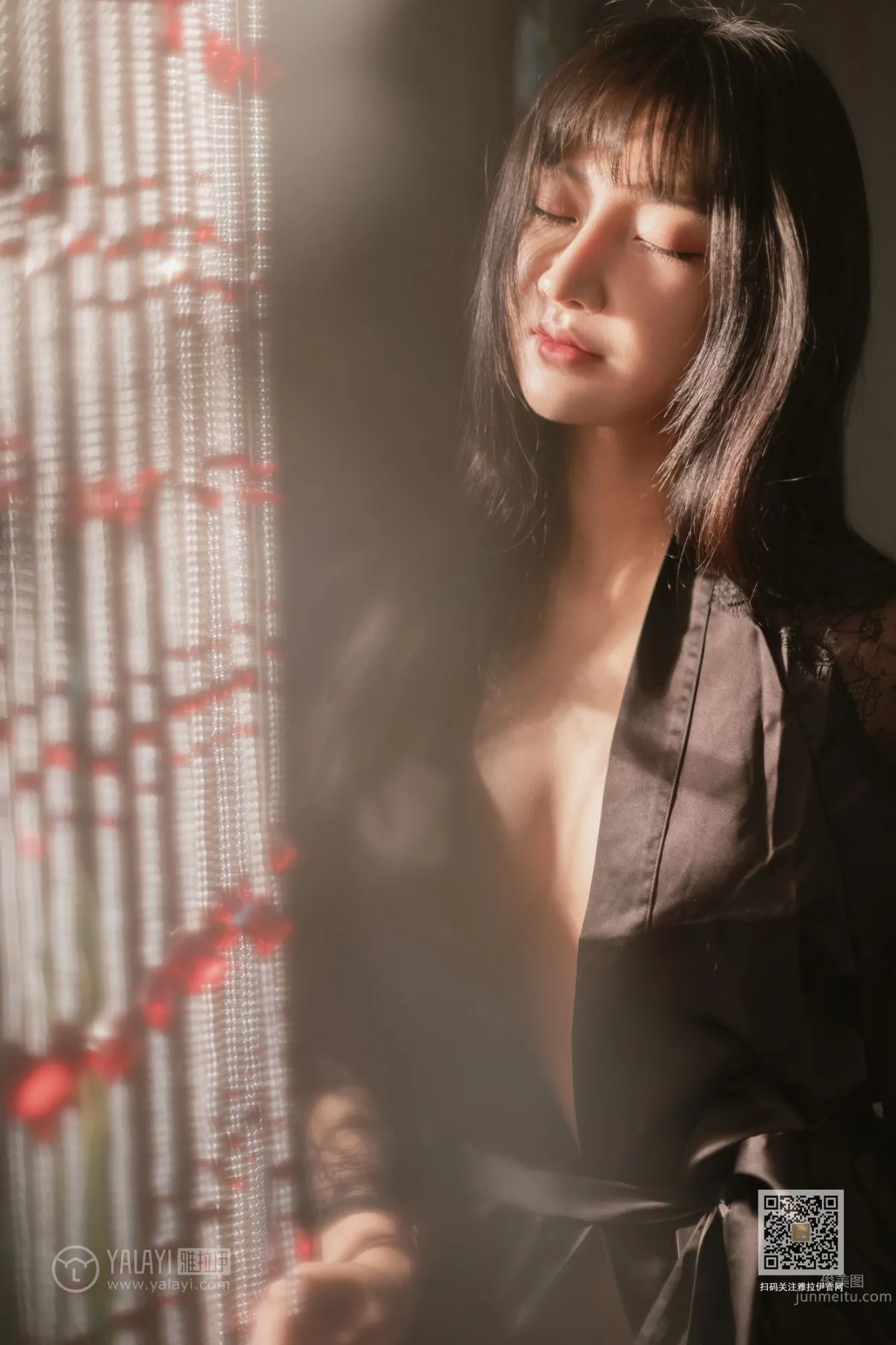 [YALAYI] 2019.12.18 No.494 Curtain-Rolled Beauty with Graceful Charm, Han Xi photo 22